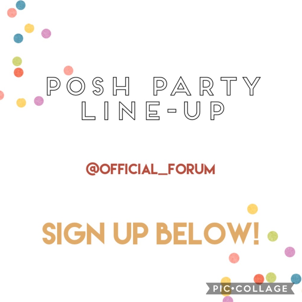 Posh Party Line-Up Notification List!